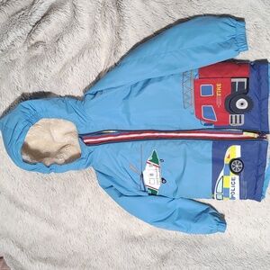 Boys Mini Boden Vehicle Coat